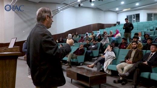 Workshop on Computer Vision The Department of Computer Science, School of Informatics and Robotics, organized a workshop on Computer Vision by Prof. Dr. Khalid Masood. The session covered vehicle navigation and tracking using deep learning. Prof. Dr. Shazia Saqid, Dean, School of Informatics and Robotics, presented a shield to Prof. Dr. Khalid Masood. The workshop concluded with a group photo. We extend our heartfelt gratitude to Prof. Dr. Khalid Masood for joining us and sharing his experience.