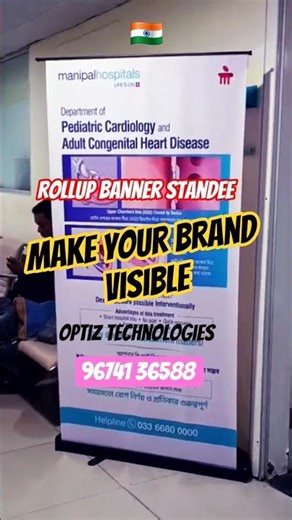 Rollup Banner Standee #bannerstand #ytshorts #branding #trending
