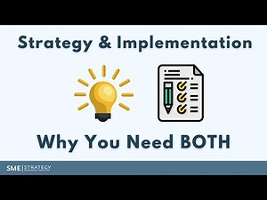Strategy & Implementation: Why You Need BOTH // Strategy Development // Strategy Implementation
