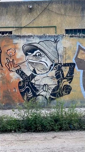 Fading Colors, Timeless Attitude: The Gangster Frog That Refuses to Fade