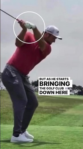 Jon Rahm’s Bowed Left Wrist = More Power & Control! #GolfTips #GolfSwing
