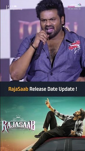 RajaSaab Release Date Update ! | Mirai Trailer Launch Event | Shreyas Media