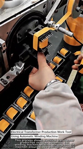 Electrical Transformer Production Work Tool Using Automatic Winding Machine #worktool