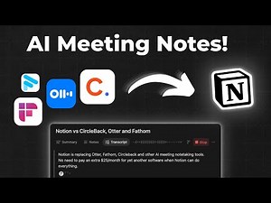 How To Use The NEW Notion AI Notetaker (better than other AI Notetakers?)