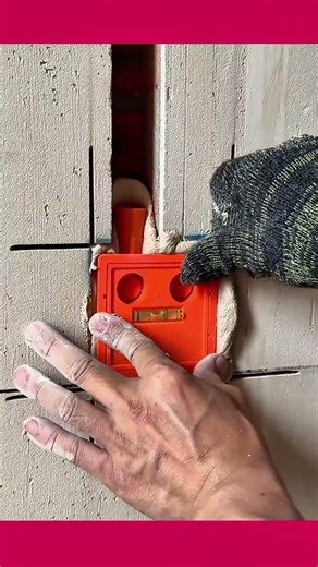 How to install a wall switch box properly #contructions #craftmanship #electrical #shorts