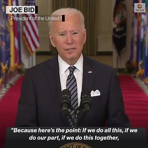 Pres. Biden says Americans could be able to gather in small groups by July 4th. "After this long hard year, that will make this Independence Day something truly special—where we not only mark our independence as a nation, but we begin to mark our independence from this virus." | ABC News