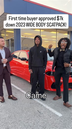 Steve Hewitt on Instagram: "Another first time buyer pulling off SCATTTY! 🗣️ • • • • #explorepage #EVERYONESAPPROVED #NOCREDITOK #BADCREDITOK #BADCREDITFINANCING #CARFINANCE #CARBUSINESS #CARTOK #DOWNPAYMENT #CARLOT #BUYHEREPAYHERE #APPROVED #VIRAL #cartok #downpayment #scat #mopar #charger"