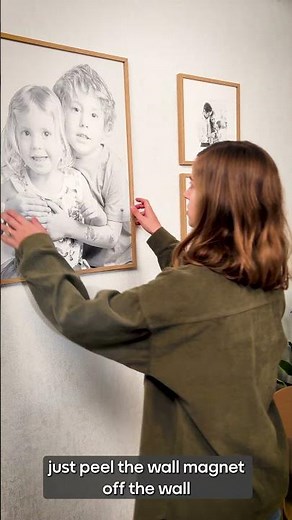 Mixtiles - Magnet hanging instructions