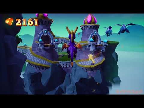 Spyro 3 - Part 12 Enchanted Towers (100% All Eggs, All Gems) - Spyro Reignited Trilogy
