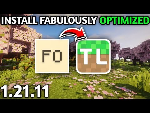 How to Download & Install Fabulously Optimized in Minecraft TLauncher 1.21.11 (FPS Boost 🚀)