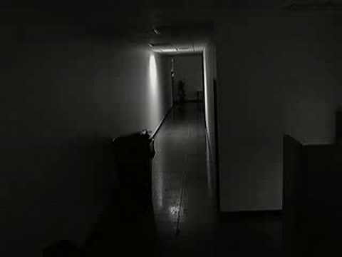 Girl attacked by a ghost - caught on tape