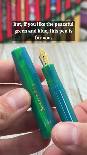 Photos don’t do the Kaweco Sport Marble Ocean fountain pen justice!
