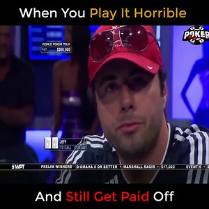 62K views · 266 reactions | When you play it Horrible and Still Get Paid Off | Poker Club | Facebook