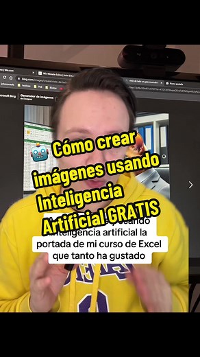 Crea tu Portada de Curso de Excel Gratis con IA