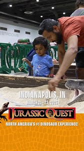 Make memories that are larger-than-life at Jurassic Quest in Indianapolis, IN from March 21 - 23 at Indiana State Fairgrounds. 🦕Meet baby dinos 🔦Dig for fossils 🦖Experience one-of-a-kind dinosaur rides 💫Craft & play! 🚨Act fast–grab your tickets before they go extinct! 🚨 https://jurassicquest.shop/indianapolis-in *Attractions & Exhibits vary by show | Jurassic Quest