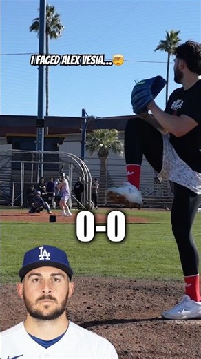 I faced a MLB pitcher and this happened…💀 #shorts