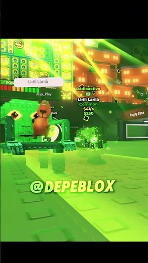 Capybara Singing Brazil X Radioactive Brainrot Song! 😍🇧🇷 #stealabrainrot #roblox