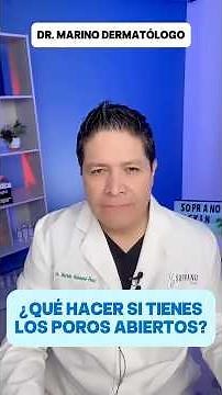 😰¿Qué hacer si tienes los poros abiertos?😰#dermatologo #poros #proteccionsolar #retinol #piel