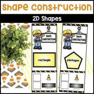 Shape Construction 2D Shape Identification & Shape Building - Construction Math