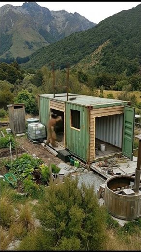 The "Mirror" Container House: A Tiny House That Disappears. #easyhouse #containerhouse