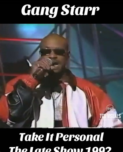 Gang Starr's 'Take It Personal' Performance | The Late Show 1992