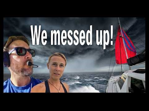 Our Spinnaker got stuck in a storm! 🌊 | Sailing Tonga