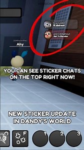 NEW STICKER UPDATE IN DANDY'S WORLD