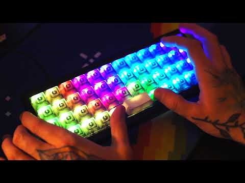 Mechanical Keyboard QMK Custom RGB LED Lighting Effects