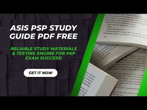 🎯 ASIS PSP PDF Study Guide Free Access via DumpsArena 🚀