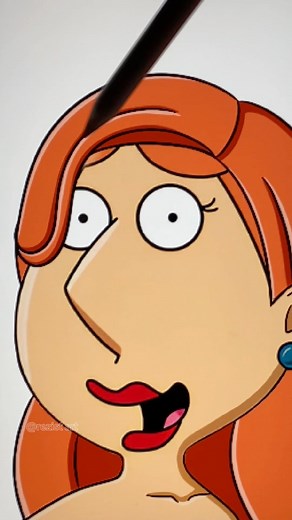 Lois Griffin’s transformation ❤️💜 #familyguy #art #digitalart #reels | Rezist.art
