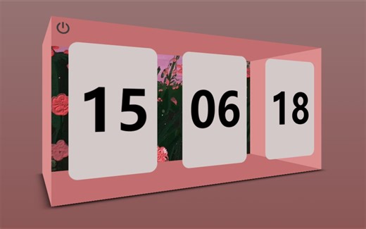 [HTML+CSS+JS] 写一个3D时钟动画