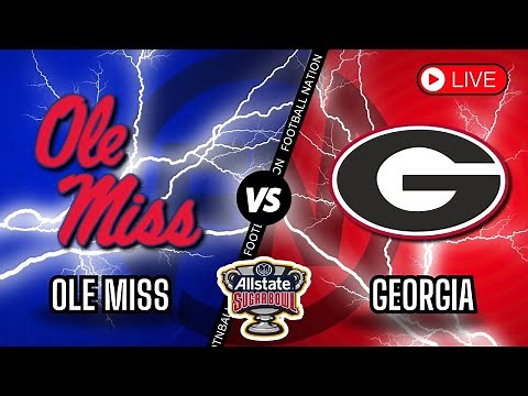 Ole Miss vs Georgia Bulldogs - Sugar Bowl - Live Stream Color Radio Broadcast