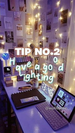 5 easy study desk tips that can make your desk more comfy and motivating!! #desk #aesthetic #shorts