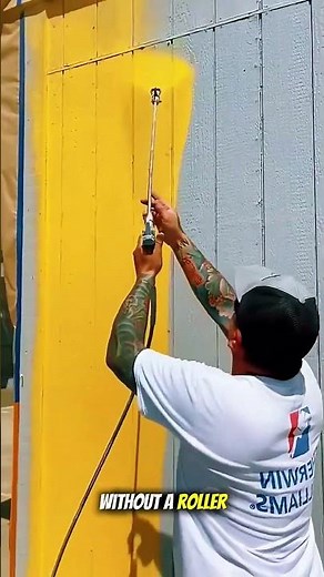 Professional Exterior Wall Painting Using Airless Paint Sprayer | Fast & Perfect Finish