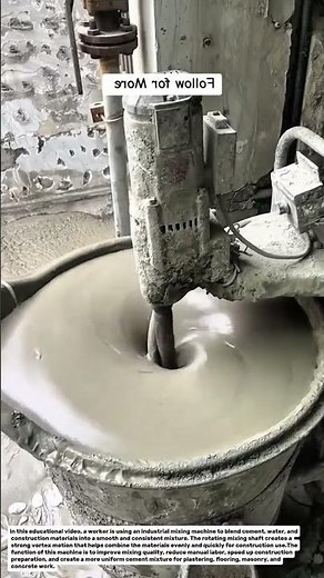 Industrial Cement Mixing Machine | Fast Mortar & Concrete Blending Process.