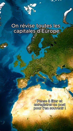 TOUTES les capitales d'Europe en une vidéo ! | César - Culture G