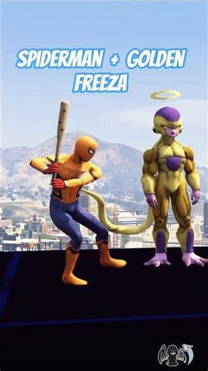 Orange Spider-Man KNOCKS OUT Golden Frieza 😂💥 | GTA 5 Funny Ragdoll