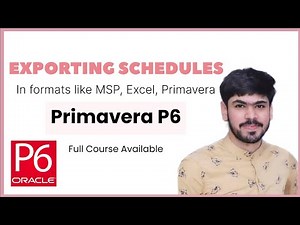 30 Export Projects, Resources, Roles from Primavera to MSP, Excel, XML, XER, and Other Formats