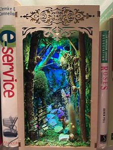 Enchanted Fairy Garden Forest Book Nook - Etsy