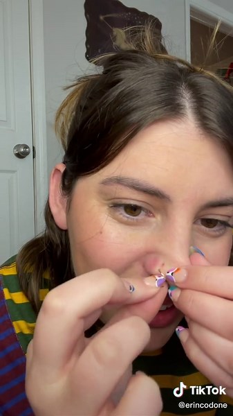 Putting in a Double Hoop Nose Ring Tutorial