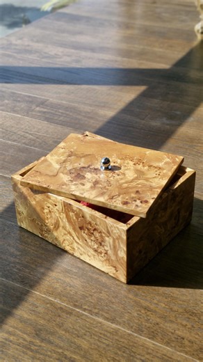 Burl Wood Keepsake Box | Luxury Wooden Gift Box | Handcrafted Jewelry Box | Heirloom Storage Box - Etsy