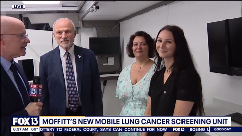 Moffitt’s new mobile lung cancer screening unit
