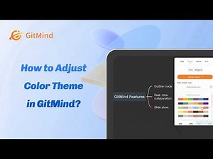 How to Adjust Color Theme in GitMind?