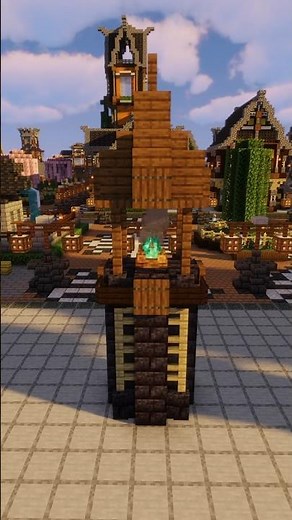 Kleiner dekorativer Wach oder Leuchtturm easy build #minecraft #minecraftdeutsch #minecraftshorts