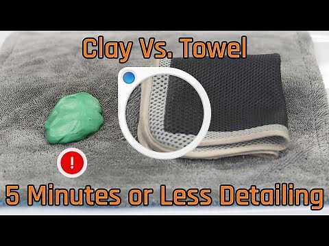 How to Use Clay Towel in 5 Minutes or Less | Autofiber Holey Clay Towel | Auto Detailing Tutorial