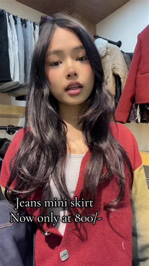 Stylish Jeans Mini Skirt for Only 800/-