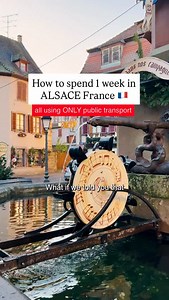 Do note that the Christmas shuttle only runs during a selected period and can get quite hectic to book. If you want a fuss-free way to get to these Alsace towns, comment “XMAS” and we’ll send you a link to book it! Let’s be real, traveling through Alsace without a car isn’t a walk in the park. While driving is definitely the easiest way to see everything, it’s not for everyone. If you’d rather skip the rental, we took on the region by train and bus and here’s how you can do the same! Days 1-3 - 