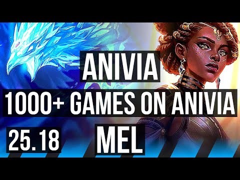 ANIVIA vs MEL (MID) | 1000+ games, 9/4/16 | EUW Master | 25.18