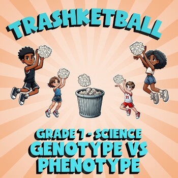 Genotype vs Phenotype TRASHKETBALL Science Game - No Prep Grade 7 Review