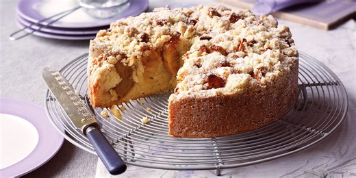 This easy Apple Crumble Cake recipe is perfect for fans of the classic pud